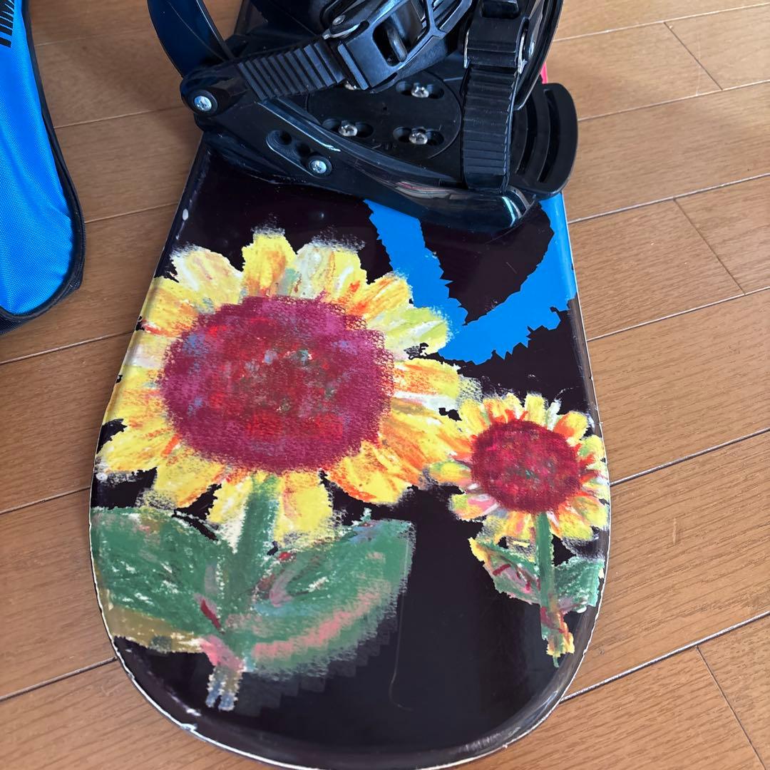 良好　キッズ　110 スノーボードセット ブーツ　ビンディング　ボード　ケース