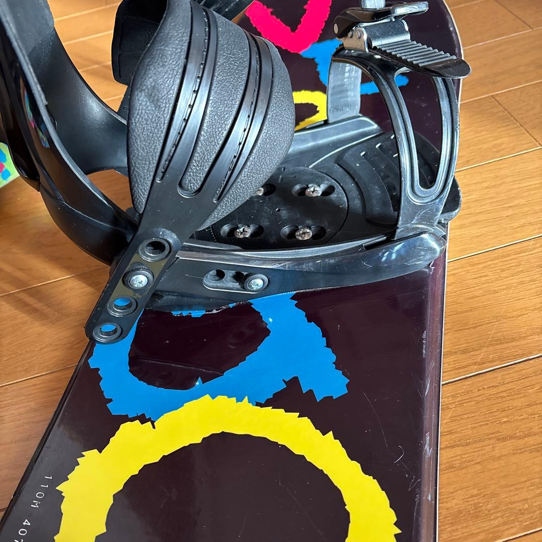 良好　キッズ　110 スノーボードセット ブーツ　ビンディング　ボード　ケース