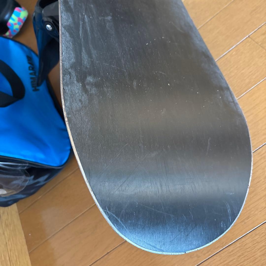 良好　キッズ　110 スノーボードセット ブーツ　ビンディング　ボード　ケース