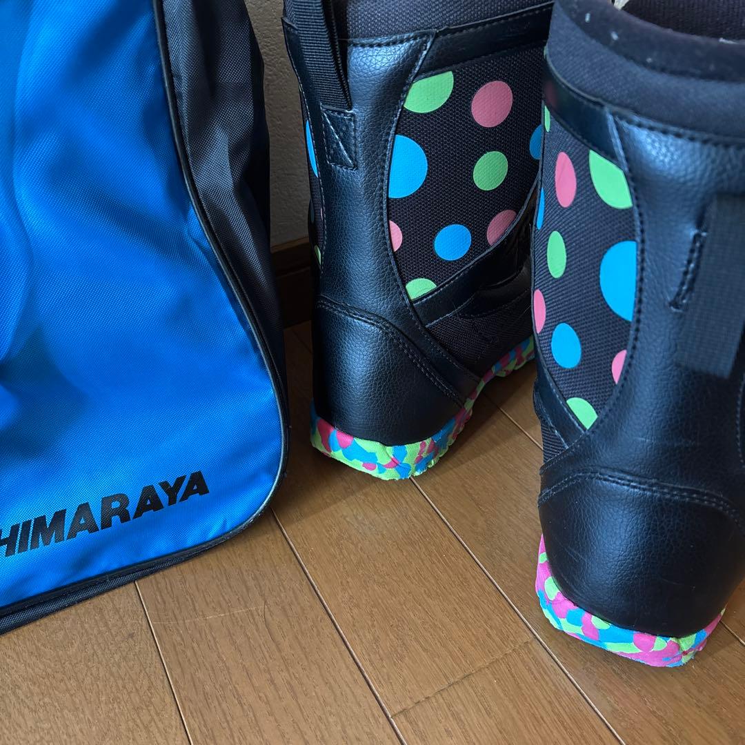 良好　キッズ　110 スノーボードセット ブーツ　ビンディング　ボード　ケース