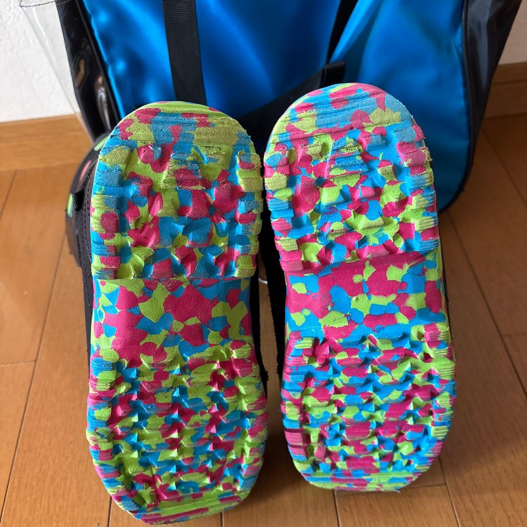 良好　キッズ　110 スノーボードセット ブーツ　ビンディング　ボード　ケース