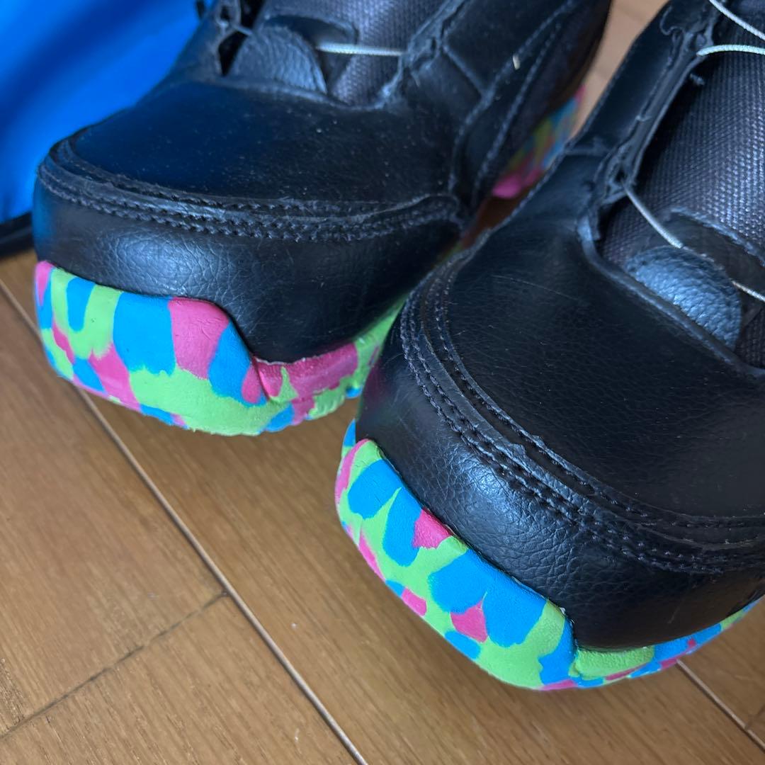 良好　キッズ　110 スノーボードセット ブーツ　ビンディング　ボード　ケース