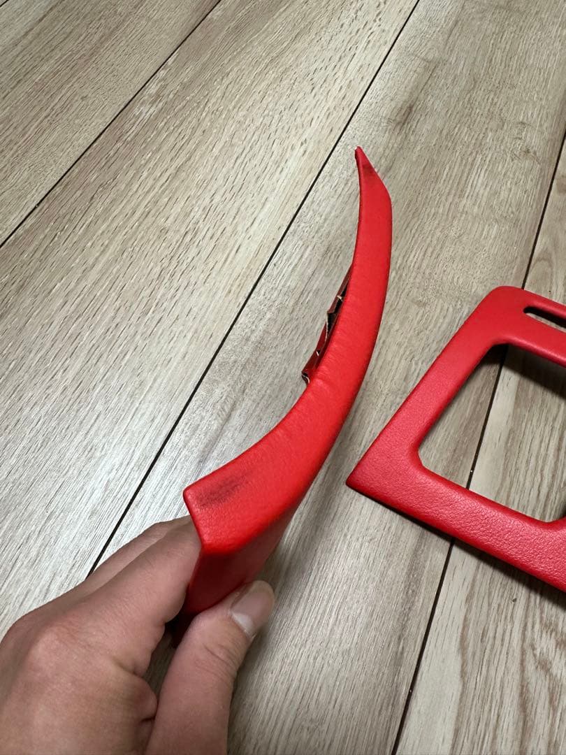 30プリウス　希少？レッドレザー　インテリアパネル一式