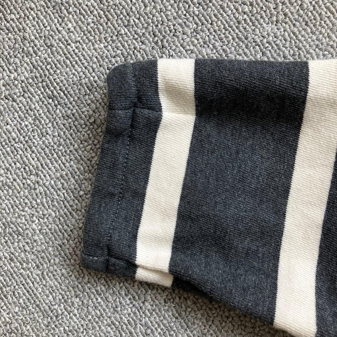 OUR ボーダー長袖カットソー