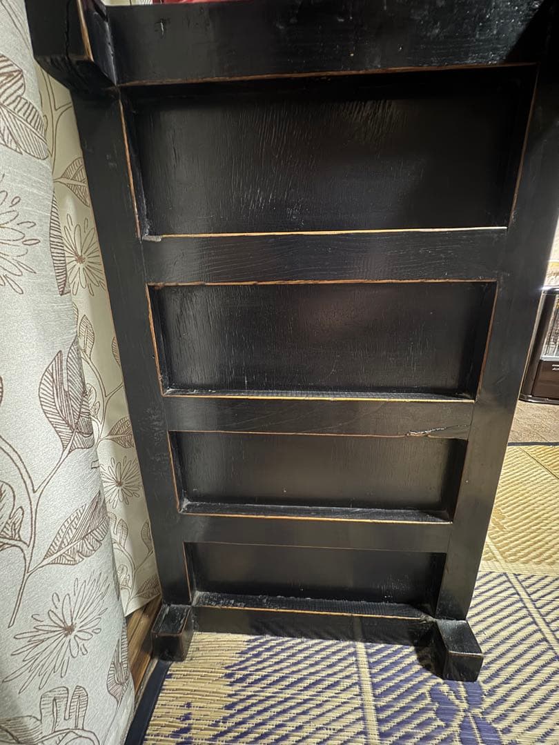 【高級】【良品】【限定4/20マデ】和風 茶箪笥(黒) Atype