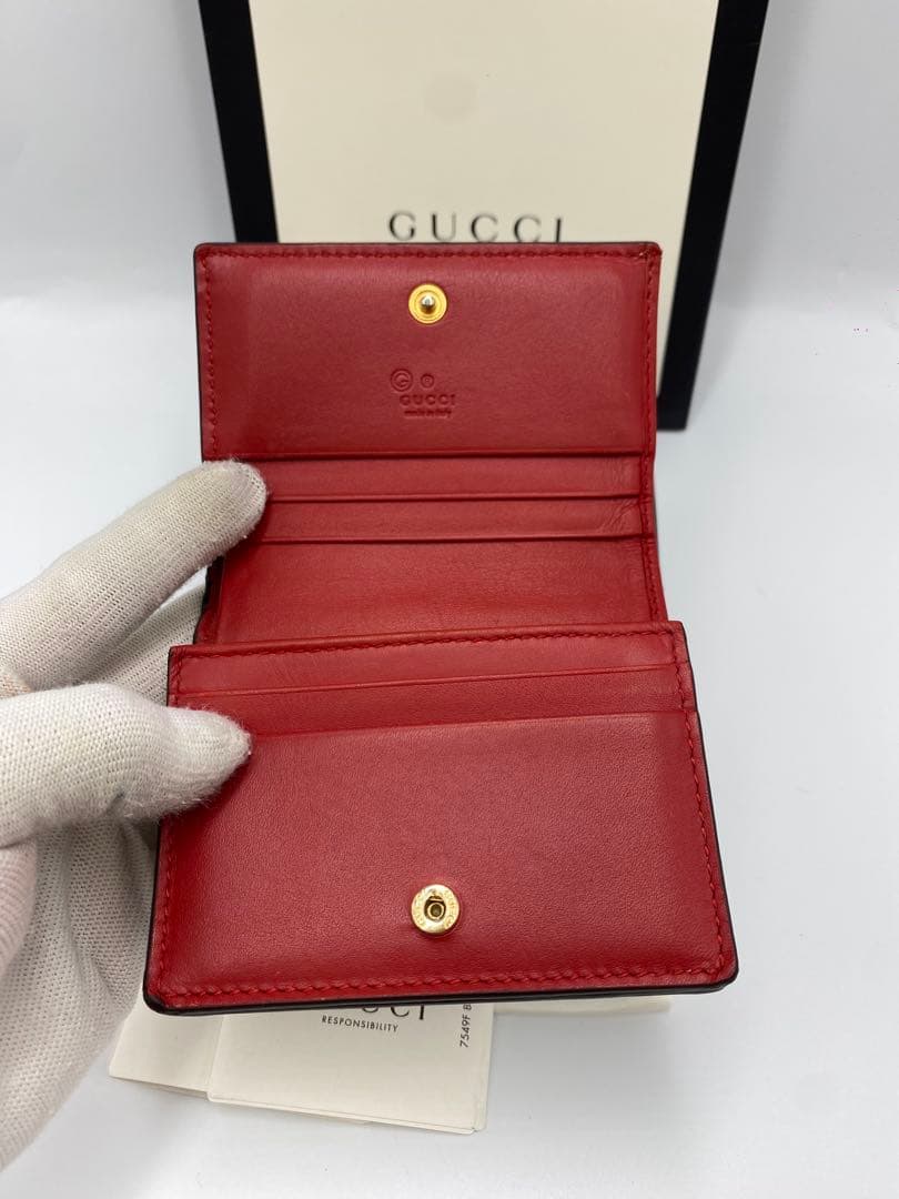 ️ 美品‼️グッチGUCCI 財布　二つ折り財布　GGキャンバス　花