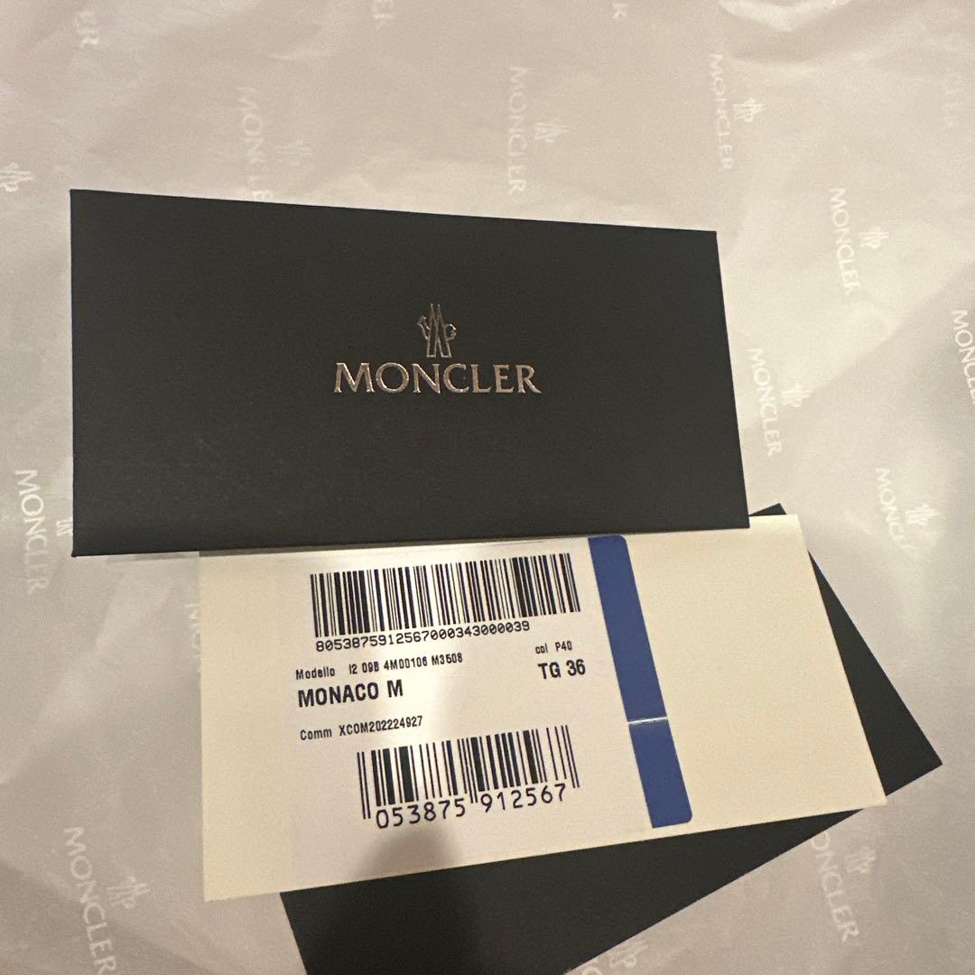 モンクレール　モナコローカット　ピンク スエード スニーカー袋つき