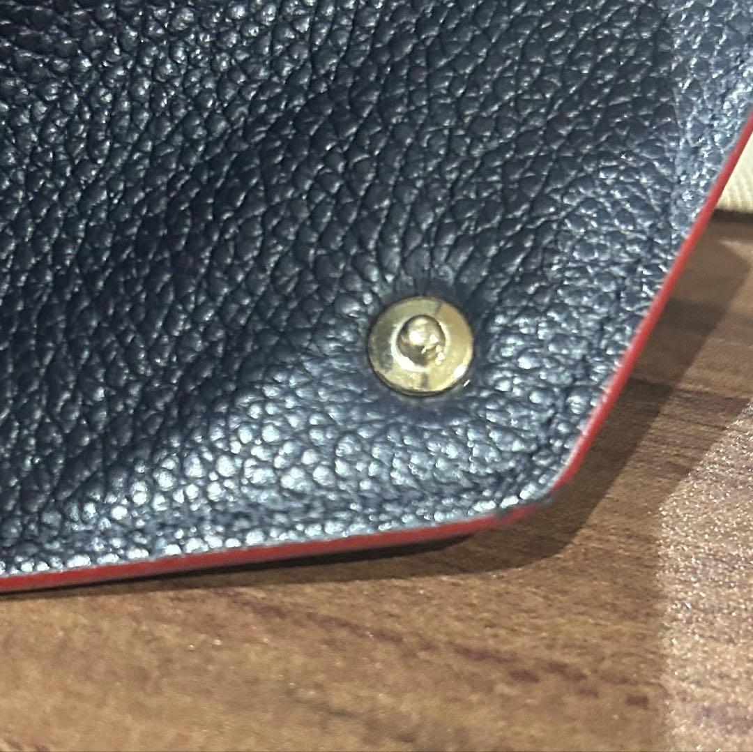 LOUIS VUITTON ネイビー 三つ折り財布