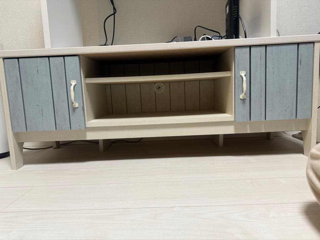 ニトリ　テレビボード　ローボード　マリーナ 4511D WW&BL