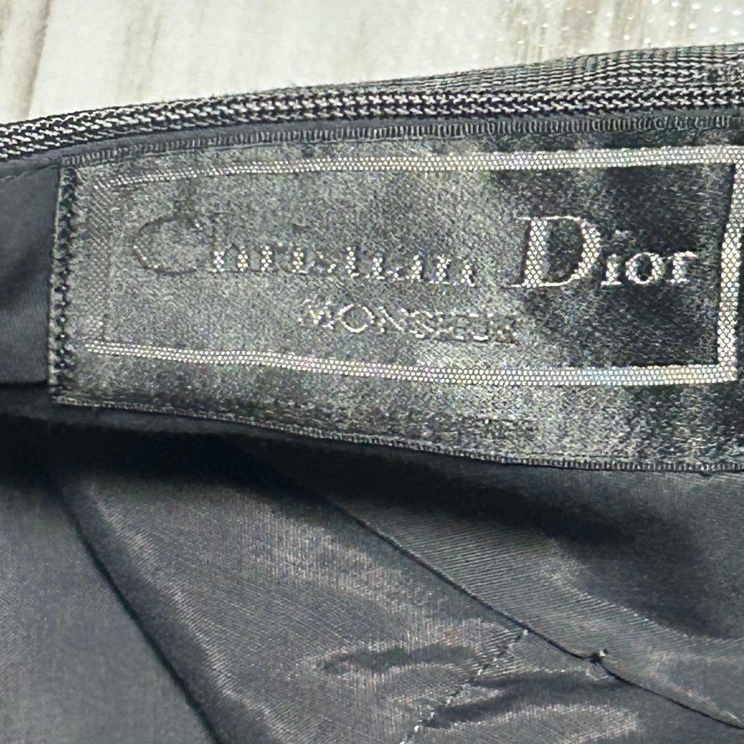 【美品】クリスチャンディオール　セットアップ　ダブル　グレンチェック　 L相当