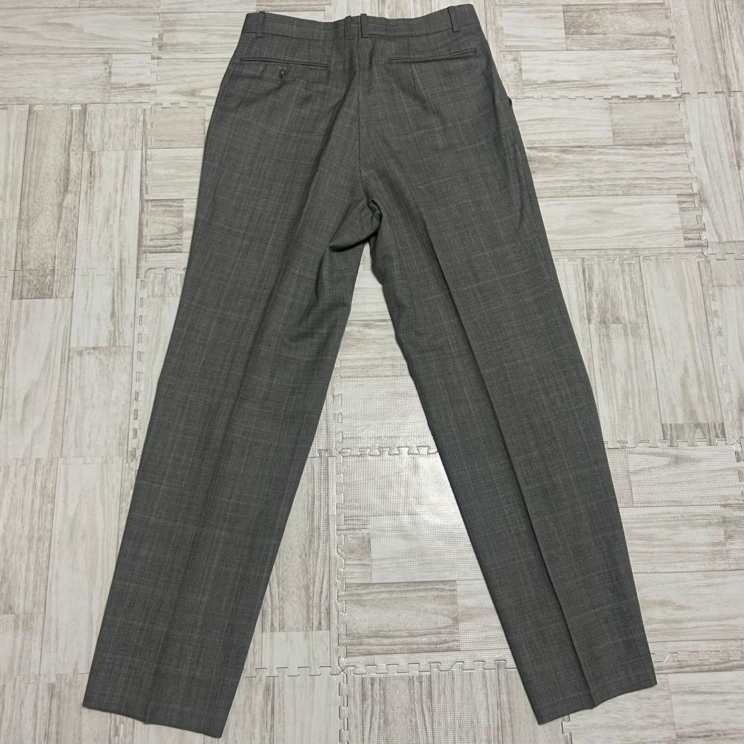 【美品】クリスチャンディオール　セットアップ　ダブル　グレンチェック　 L相当