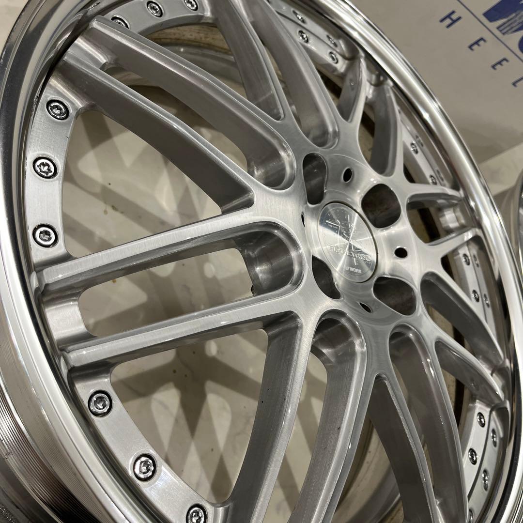 ‼️最終金額‼️ワーク リザルタード17インチ 6J+40 フロント ホイール 2本