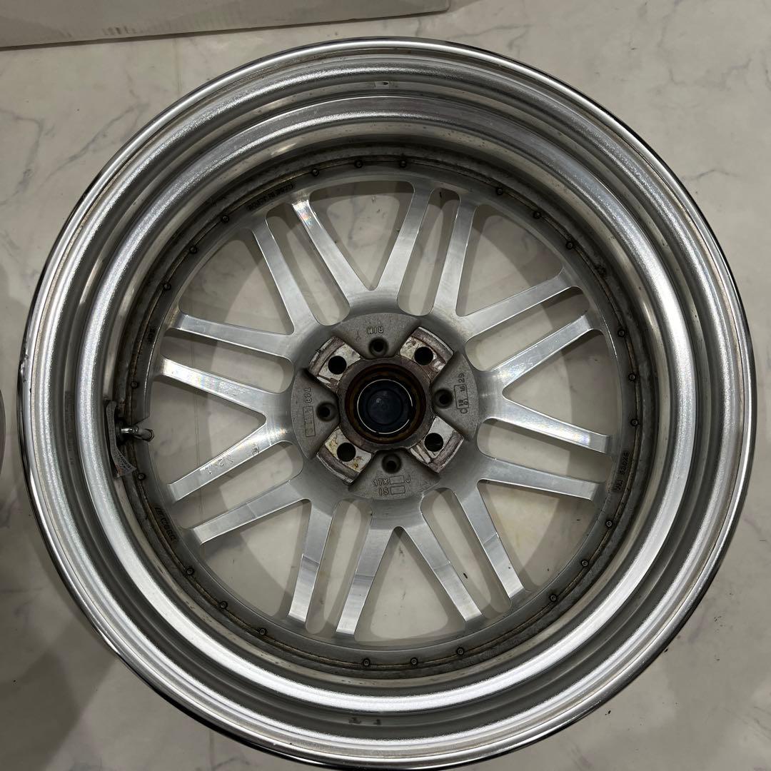 ‼️最終金額‼️ワーク リザルタード17インチ 6J+40 フロント ホイール 2本