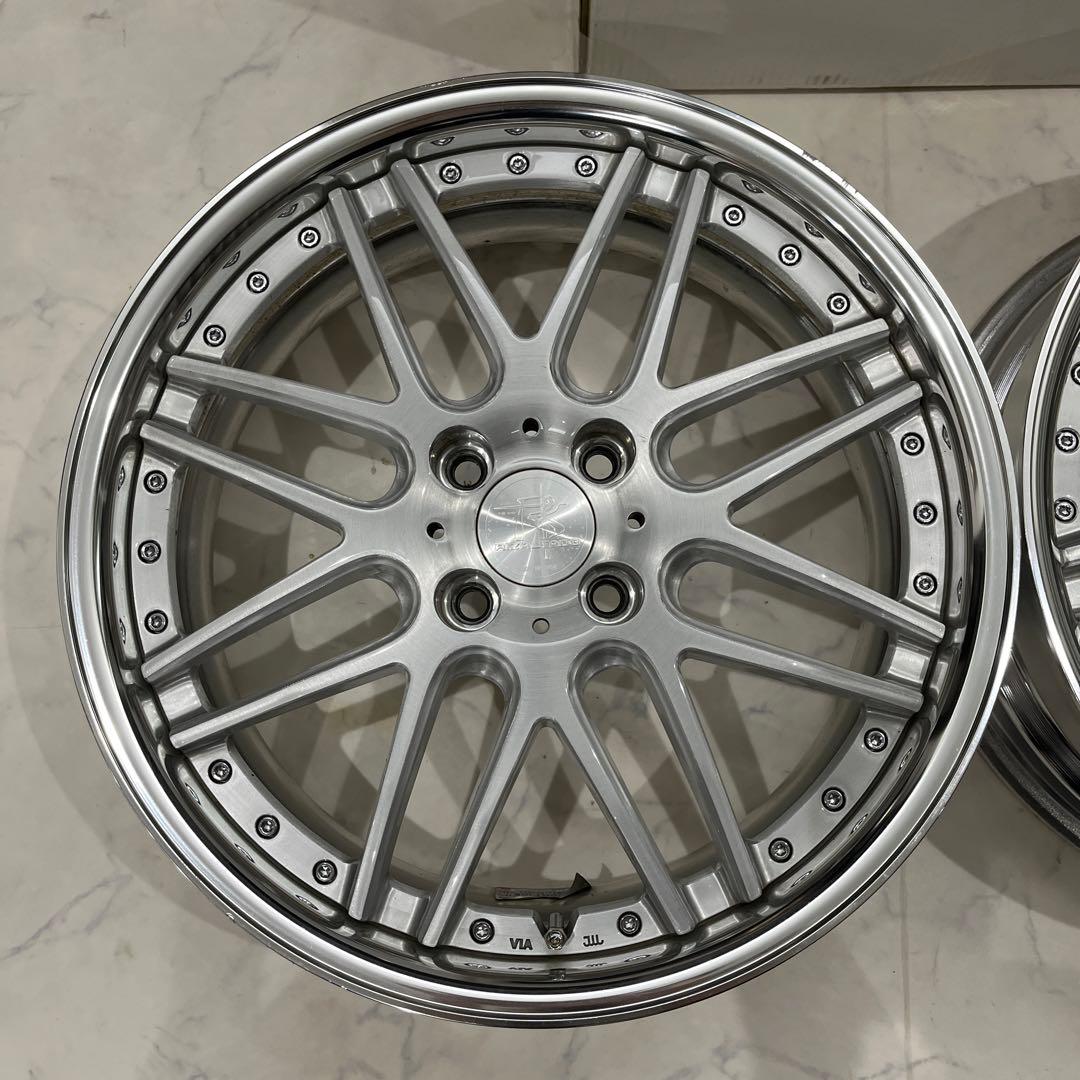 ‼️最終金額‼️ワーク リザルタード17インチ 6J+40 フロント ホイール 2本