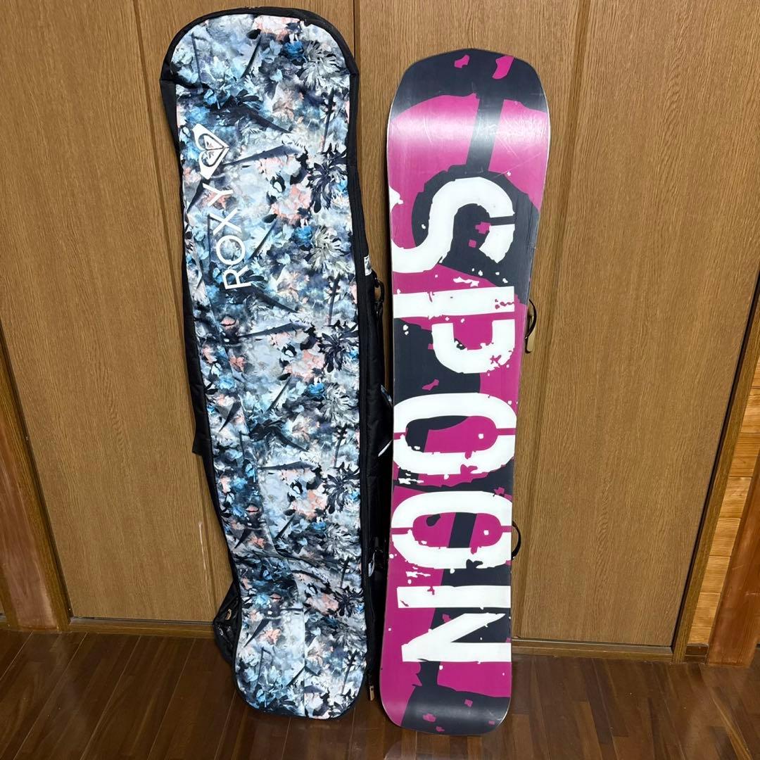 スノーボード　板　147cm Spoon emotion ケース付き