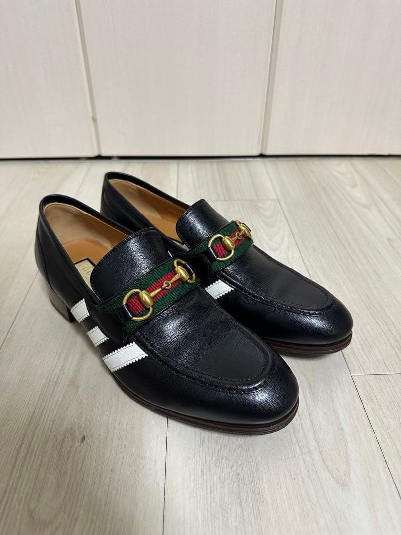 GUCCI × adidas ホースビットローファー