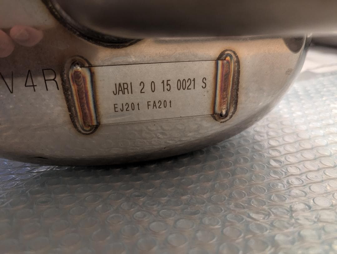 SUBARU VA系 STIパフォーマンスマフラー WRX STI S4 訳あり