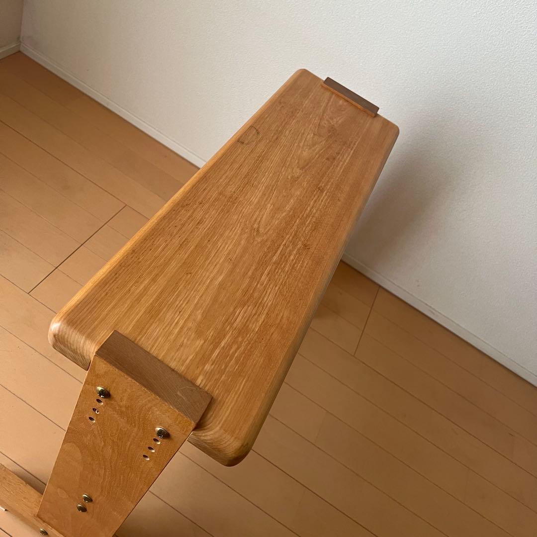 【手織り機用】東京手織 KM-650用 長椅子（高さ調節可）　中古　織物道具