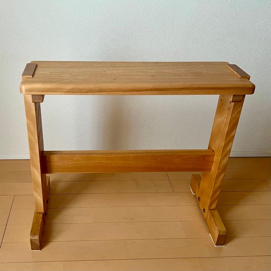 【手織り機用】東京手織 KM-650用 長椅子（高さ調節可）　中古　織物道具