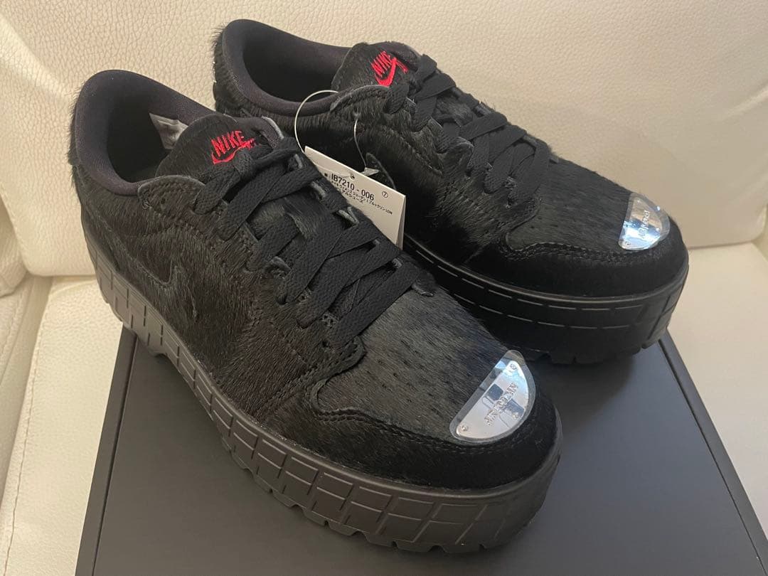 【新品】ナイキ エア ジョーダン 1 ブルックリン ロー ブラック 24cm