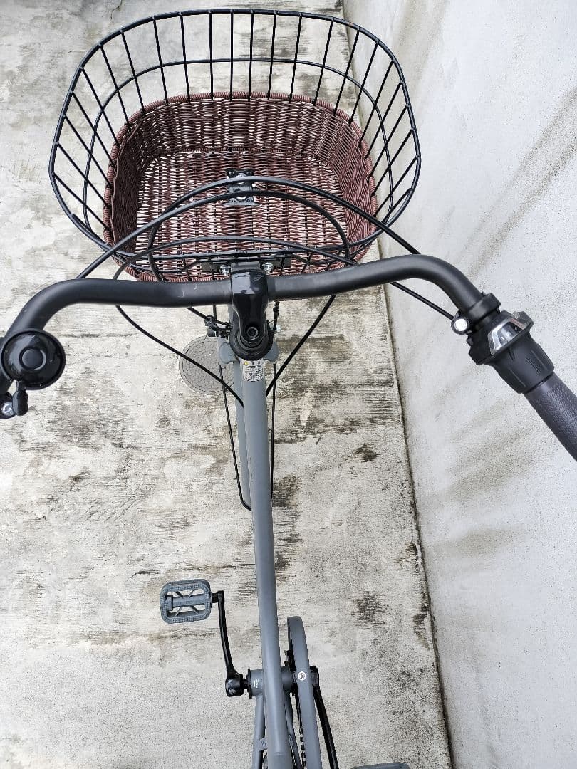 ★美品★26インチ 自転車 6段変速 オートライト シティサイクル 保証書付