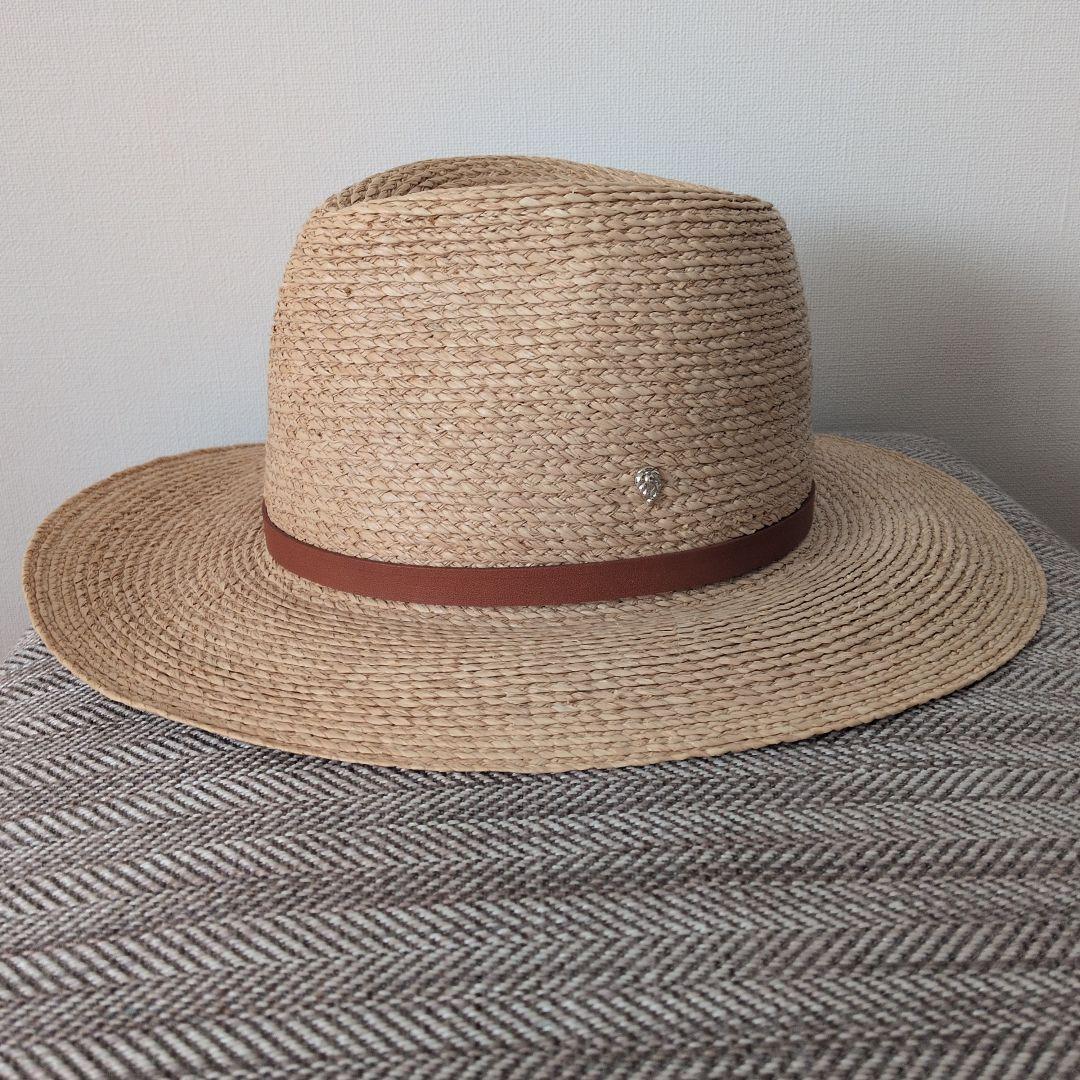 【超美品】ヘレンカミンスキー　ラフィアハット　HINA ナチュラル