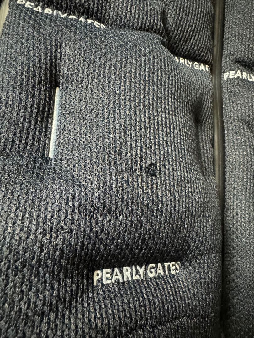 PEARLY GATES フード付きダウンベスト ネイビー　レディース　サイズ1