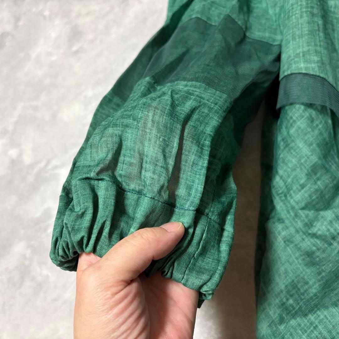 【未使用】エイココンドウ リネン 麻 コート メッシュ 異素材 スプリングコート