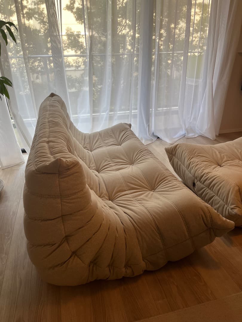 美品　リーン・ロゼ トーゴ3人掛け【正規品 】