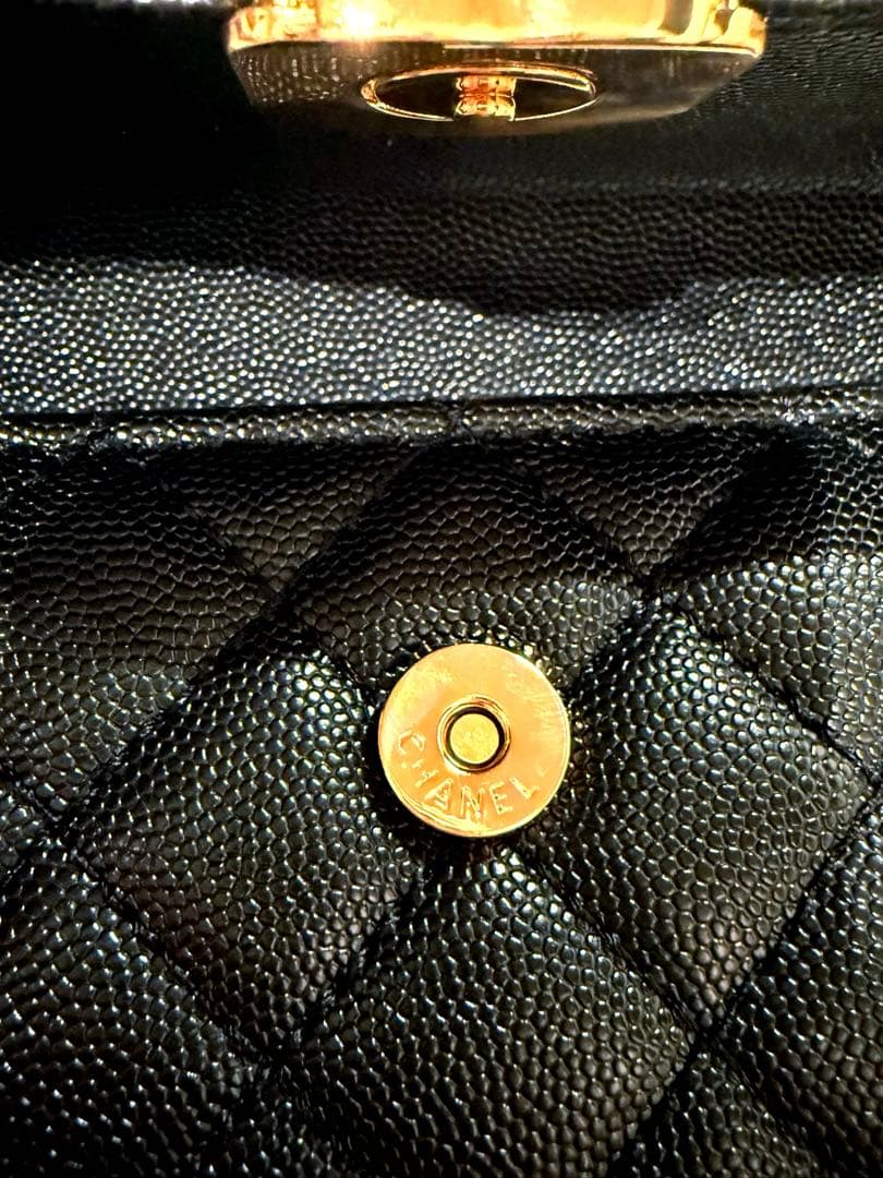 え*ん様 CHANEL VIPノベルティ　非売品　ショルダーバッグ　キャビアスキ