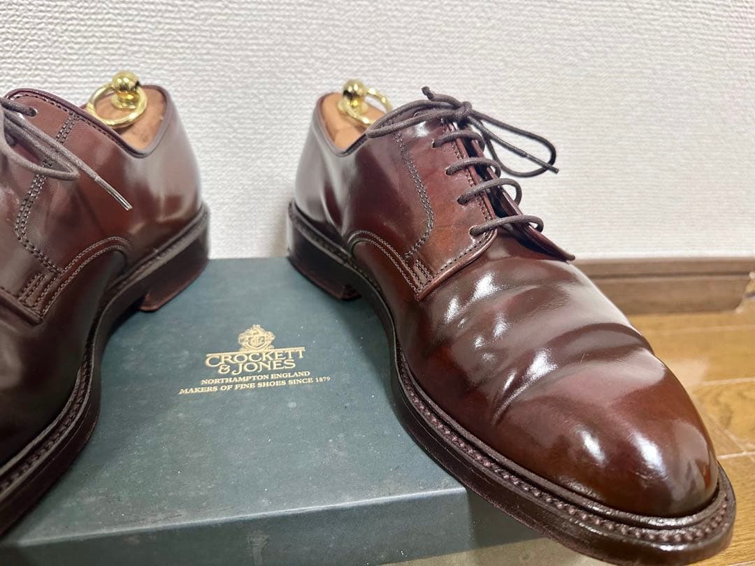 た*し様 【希少】コードバン　CROCKETT&JONES グラスミア　UK7