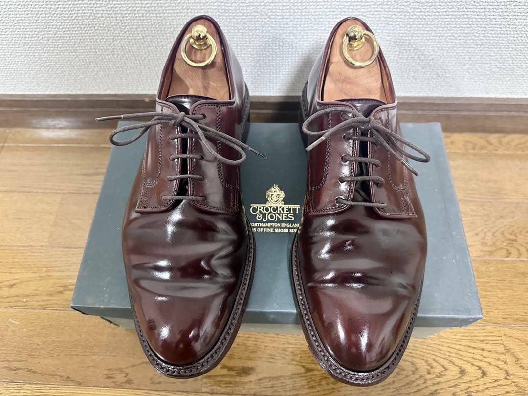 た*し様 【希少】コードバン　CROCKETT&JONES グラスミア　UK7