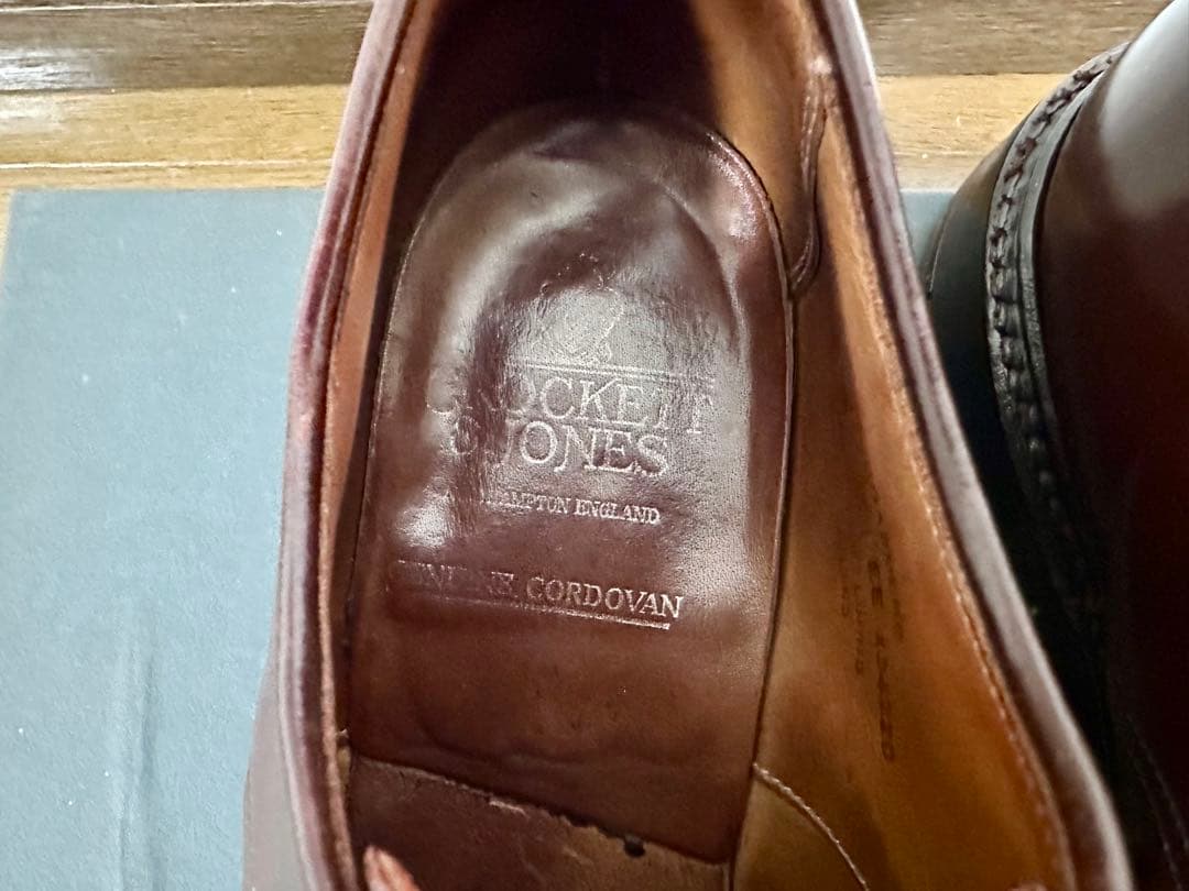 た*し様 【希少】コードバン　CROCKETT&JONES グラスミア　UK7