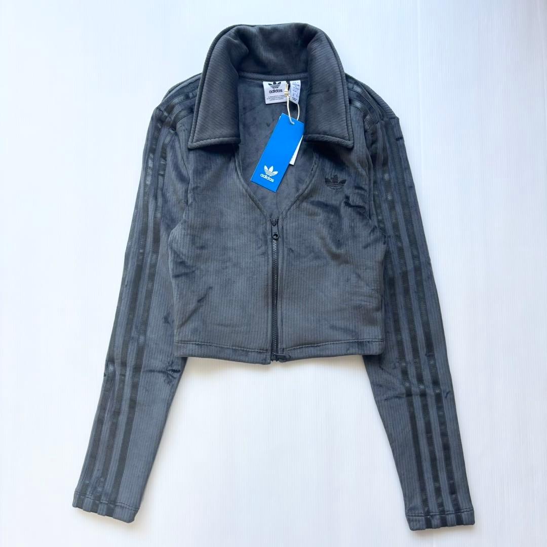 同梱　アディダス　リブカーディガン　襟付きトラックジャケット　ベロアコーデュロイ