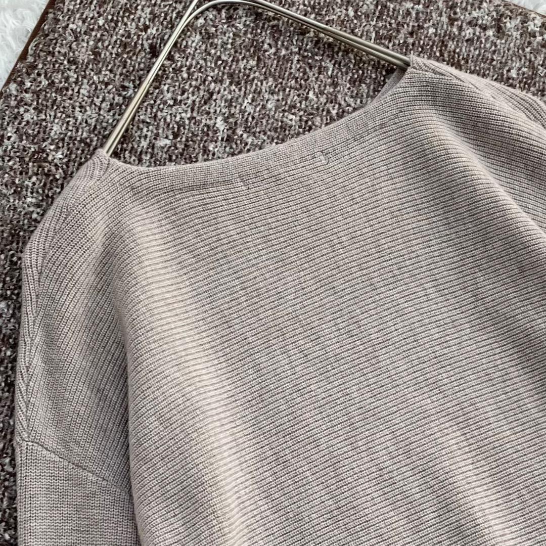 24AW✨極美品✨23区 レイヤードニットツインワンピース 小さいサイズ 洗える