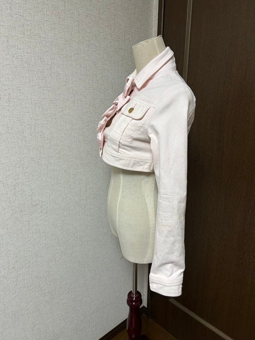 JESUS DIAMANTE バルドーリボン　Gジャン　38 ピンク