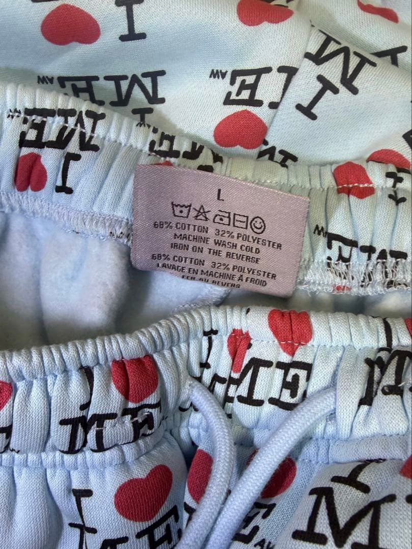 Ashley Williams i hart meスウェット パンツ 水色 L