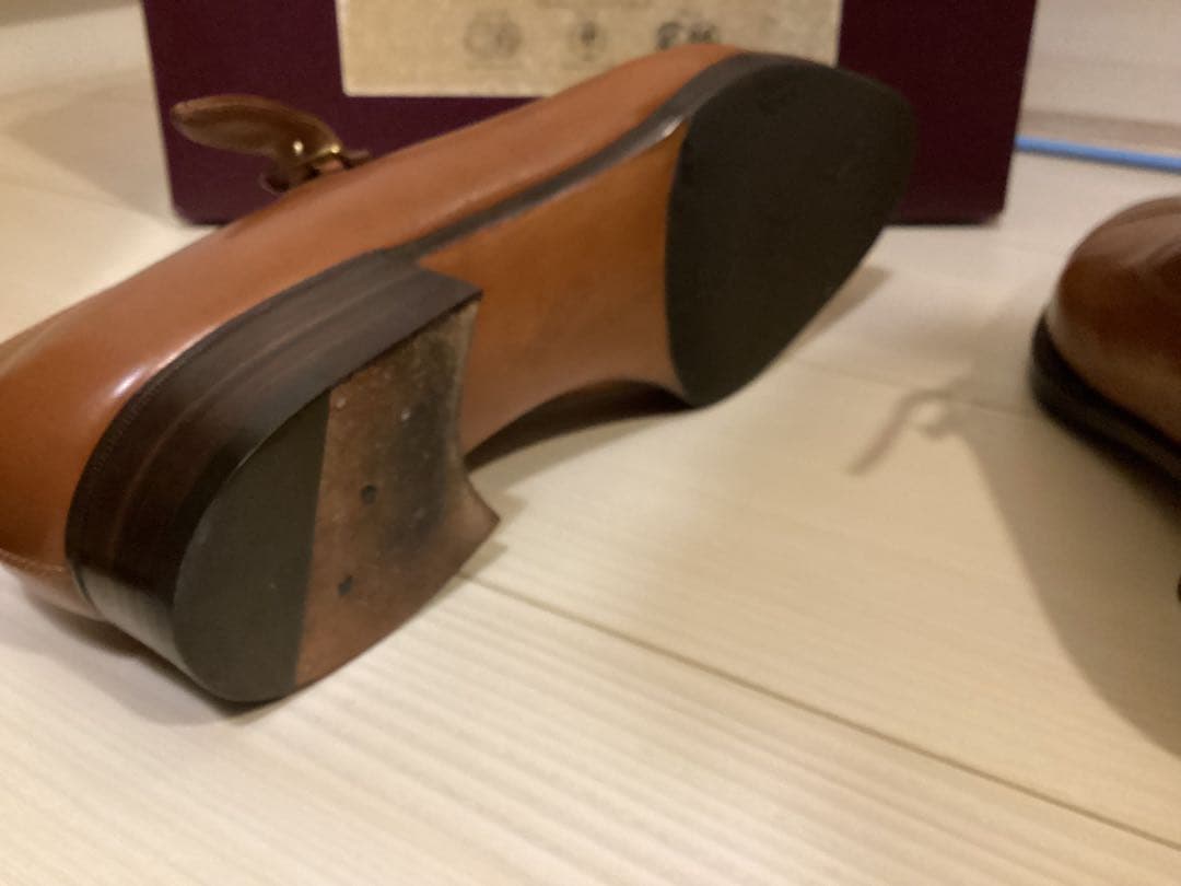 極美品John Lobbパリ　ビスポーク　モンクストラップ