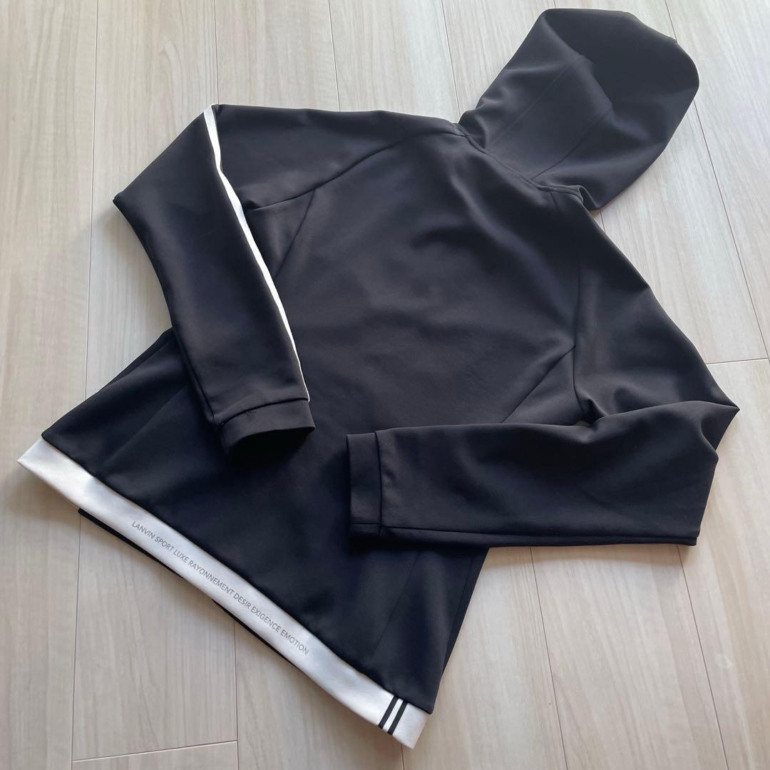 ランバンスポール LANVIN SPORT パーカー　ブラック系