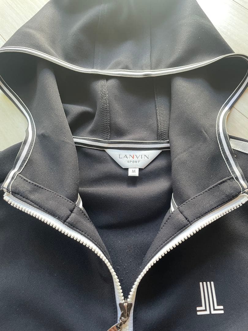 ランバンスポール LANVIN SPORT パーカー　ブラック系