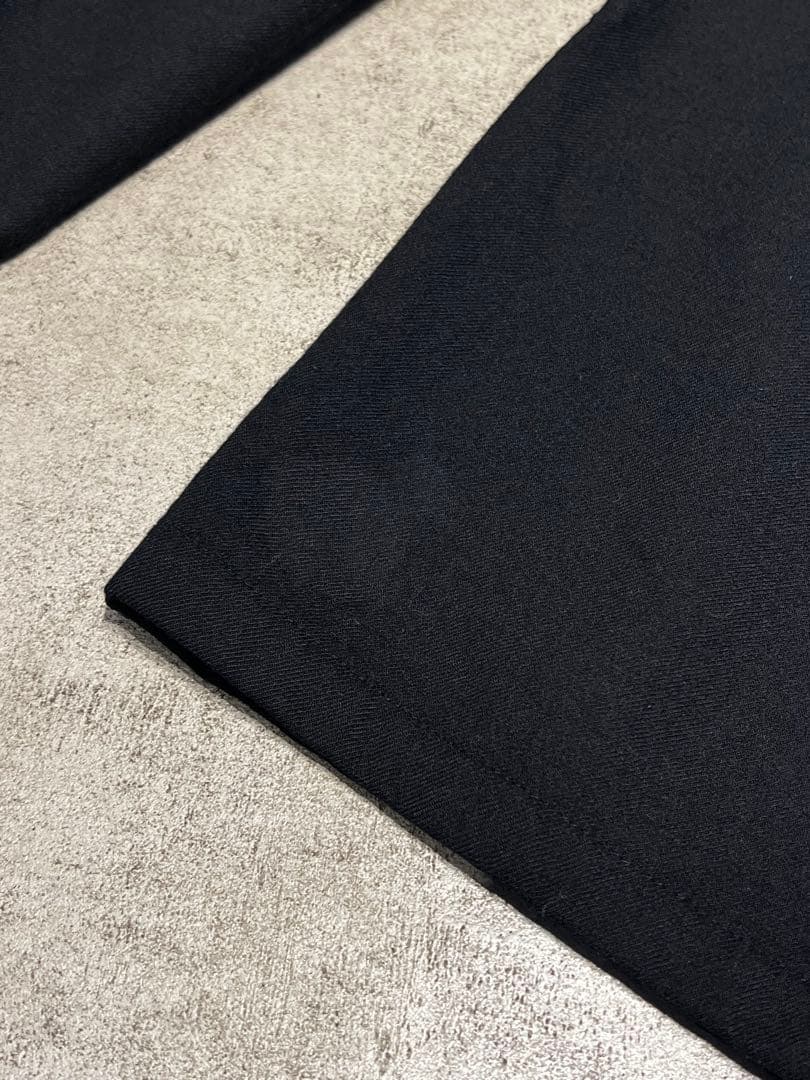 Maison Margiela ウール ワイドスラックス ブラック　44