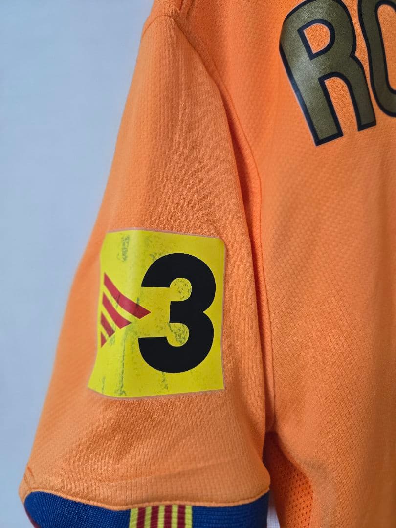 ロナウジーニョ 10番　FCバロセロナ オレンジユニホーム　Mサイズ