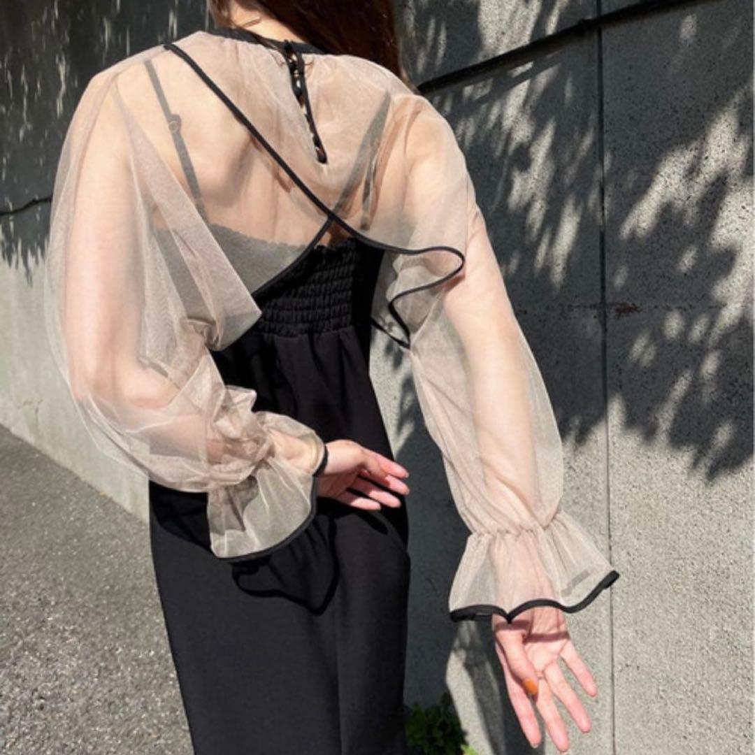 【新品】AMERI MANY WAY AIRY VEIL DRESS