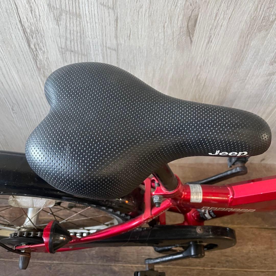 ジープ Jeep JE-18G 幼児用自転車 18インチ レッド ジュニア用