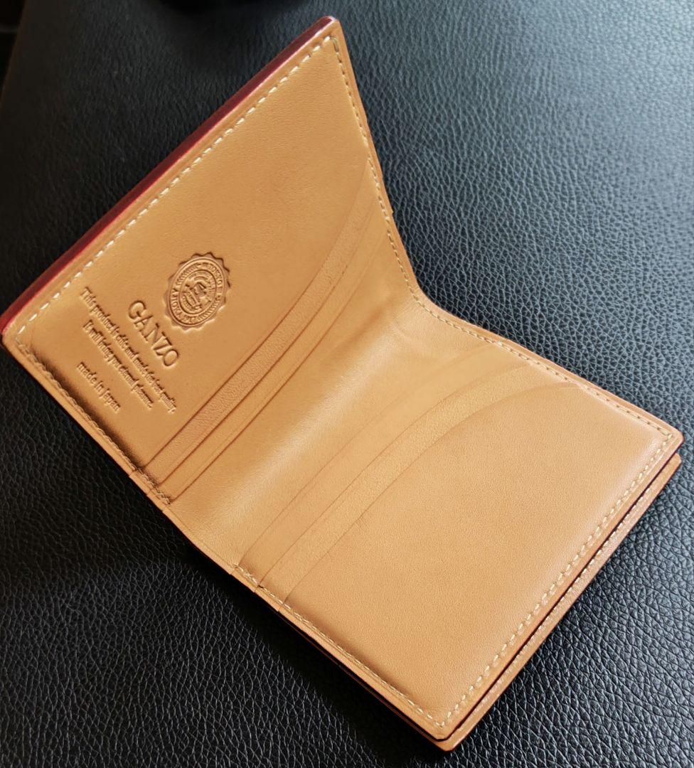 【期間限定セール】 GANZO ガンゾ コードバン 二つ折り財布 コンパクト