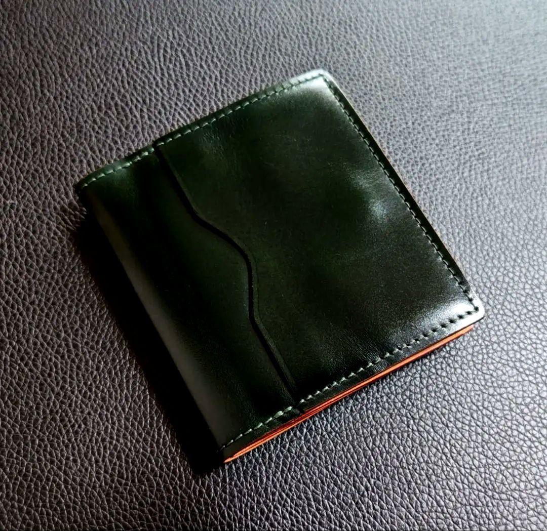 【期間限定セール】 GANZO ガンゾ コードバン 二つ折り財布 コンパクト