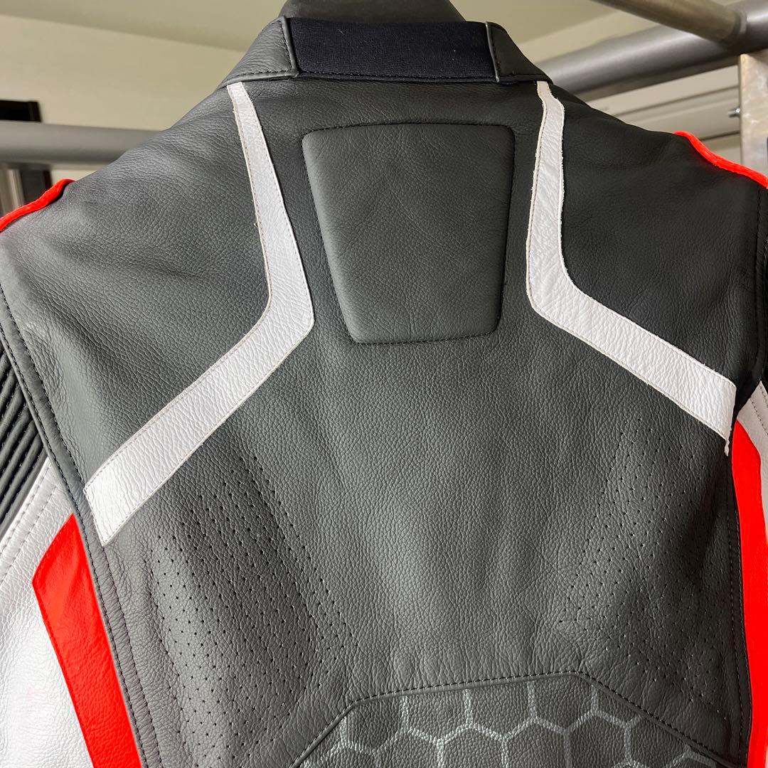 新品50BERIK RACING-GP レザージャケット 黒/赤/白