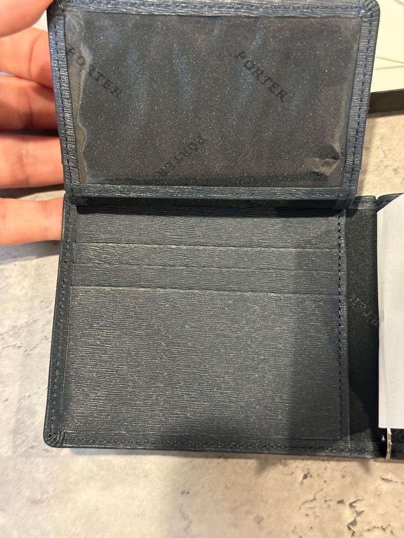 Ky5TOKYO PORTER MADE 二つ折り財布 ネイビー