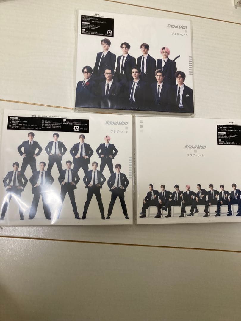 特典付【新品未開封】Man シングル 初回盤 通常盤 まとめ セット