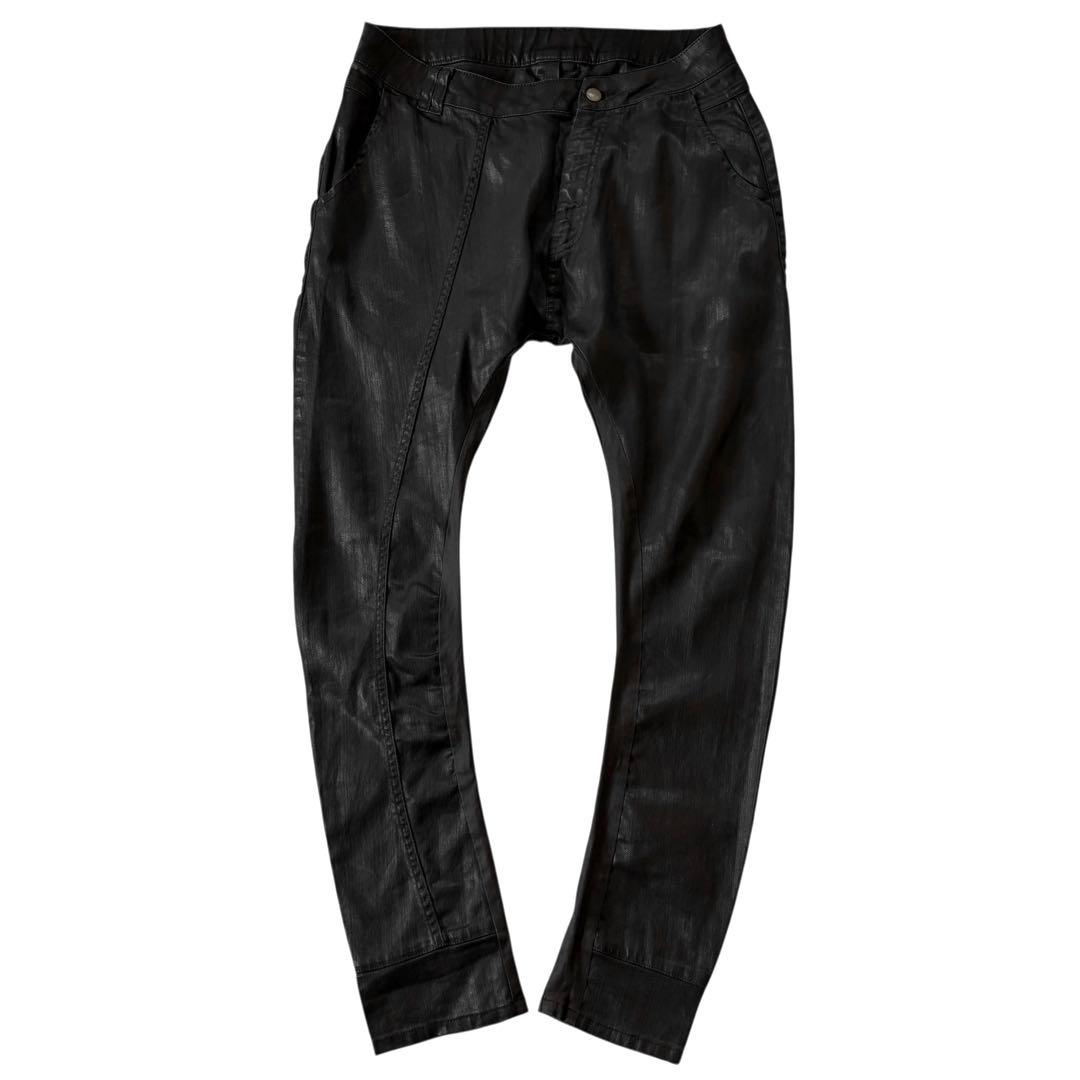 パンツ ARMY OF ME Luster Coated Sarouel Denim